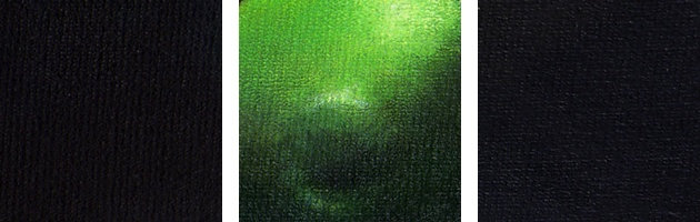 «Redekar Five Green Apples» par Lincoln Seligman, reproduction d'art, H 20 po x l 24 po x P 1,5 po, Toile