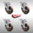 High Temp Glass Filled Nylon Caster Set
