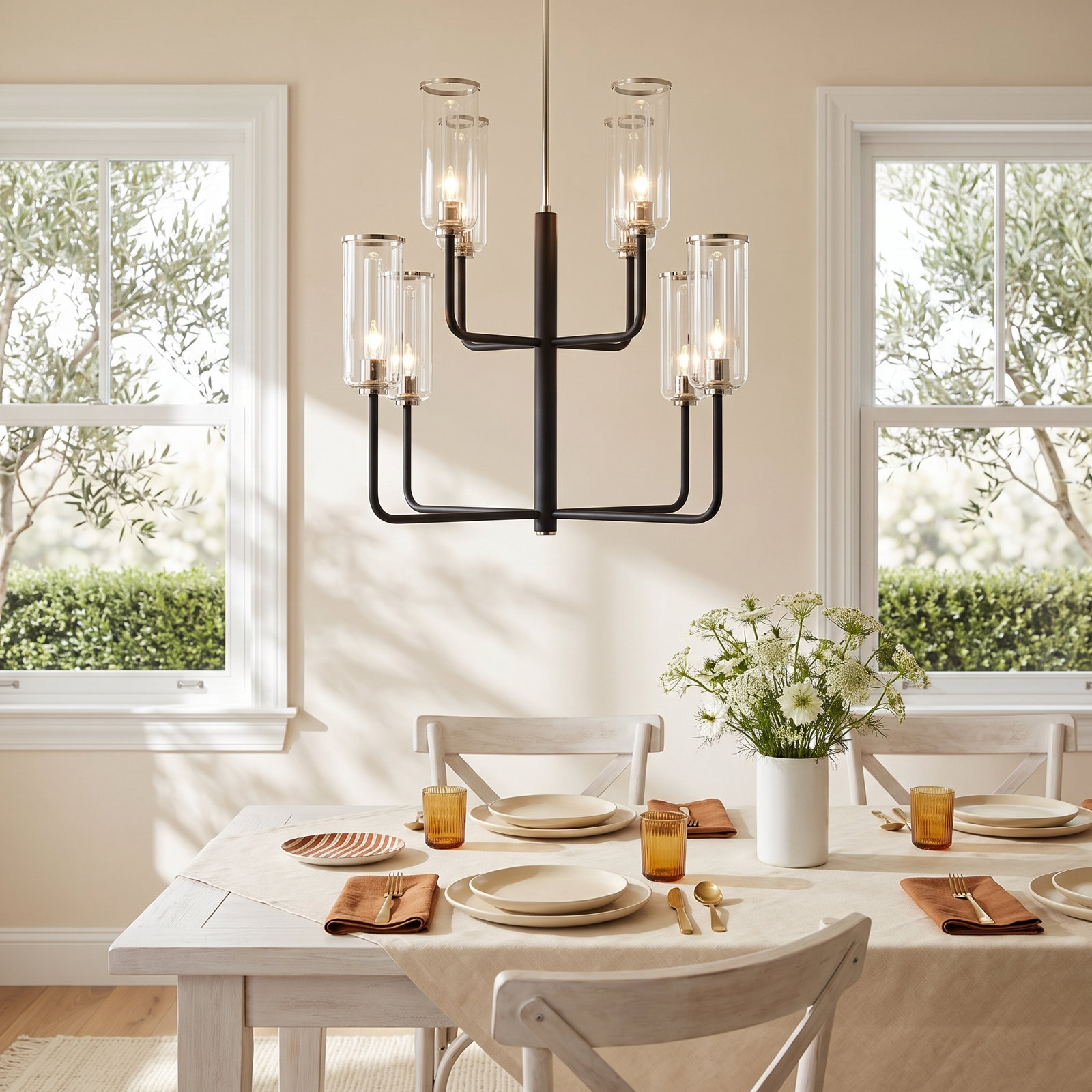 Delancey 8 - Light Dimmable Chandelier