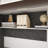 86.6'' W Rectangular Reception Desk With Open Shelves