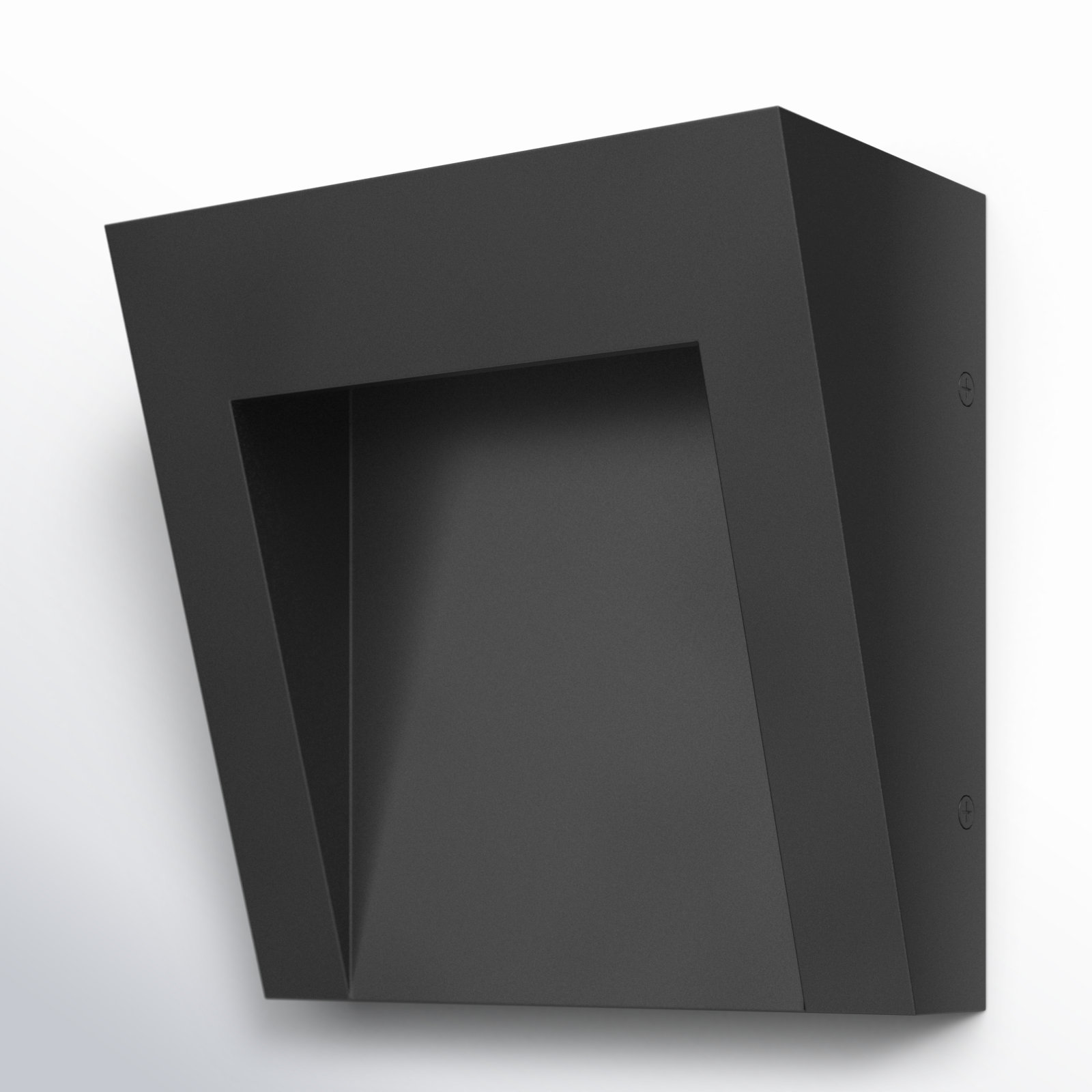 Verlina Outdoor LED Wall Light, Textured Black