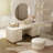 47.24"White Vanity Set with LED Lighted Mirror