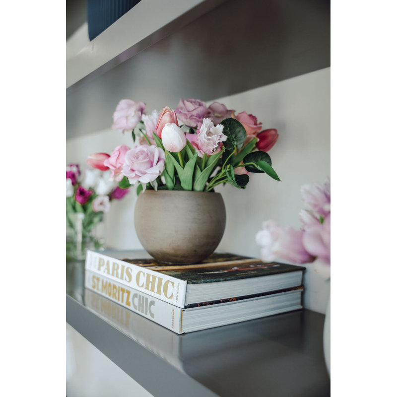 Harlow Realtouch Rose And Tulip Arrangement