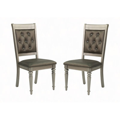 Ensemble de 2 chaises d'appoint rembourrées Accent
