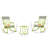 Classic Idelfonso Rocking Chairs With End Table-1753378912