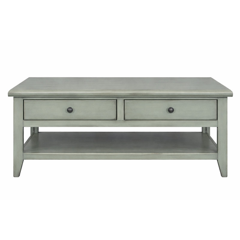 Table basse Beth, Bleu clair européen