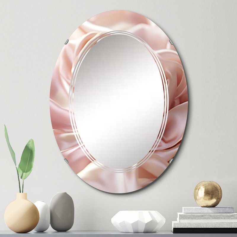 Doully - Miroir mural moderne ovale, 30 po x 20 po