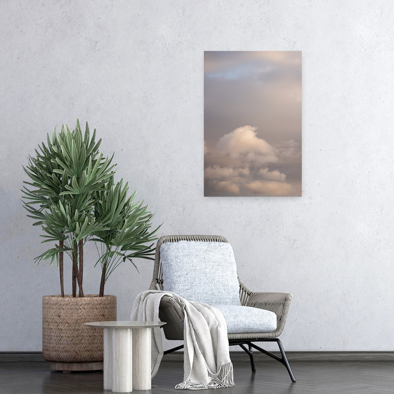 Art contemporain, paysage abstrait, paysage côtier, H 24 po x l 16 po