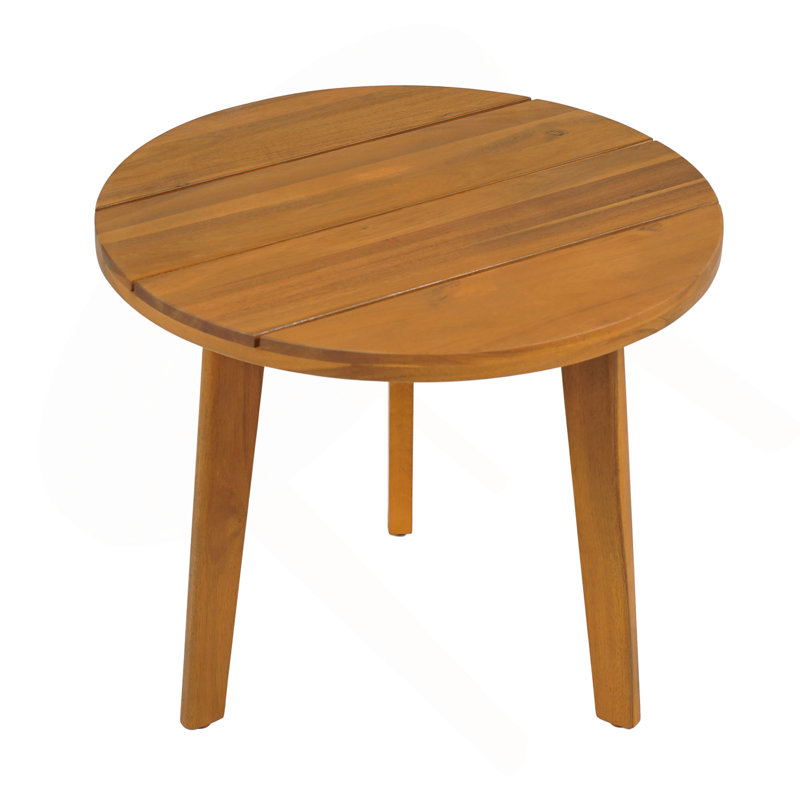 Acacia Round Outdoor Side Table