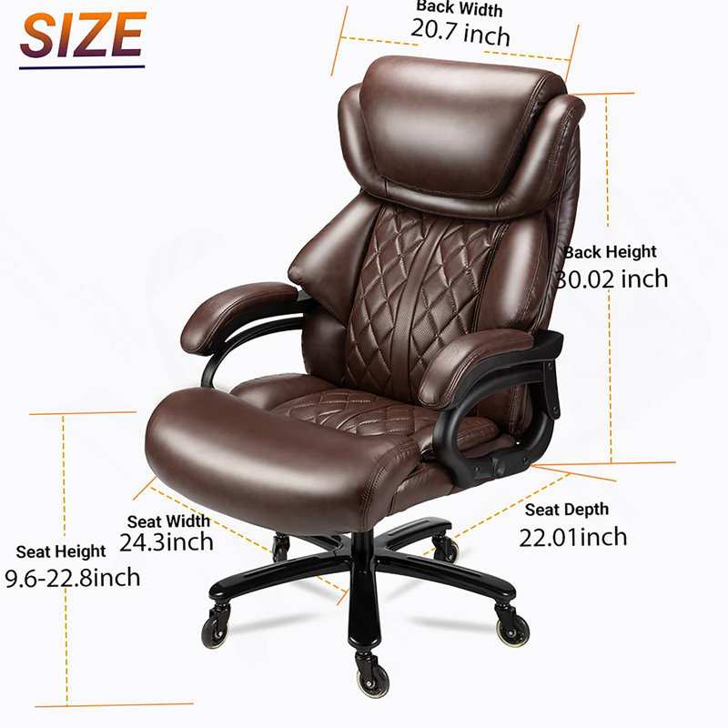 Fauteuil de bureau 500Lbs