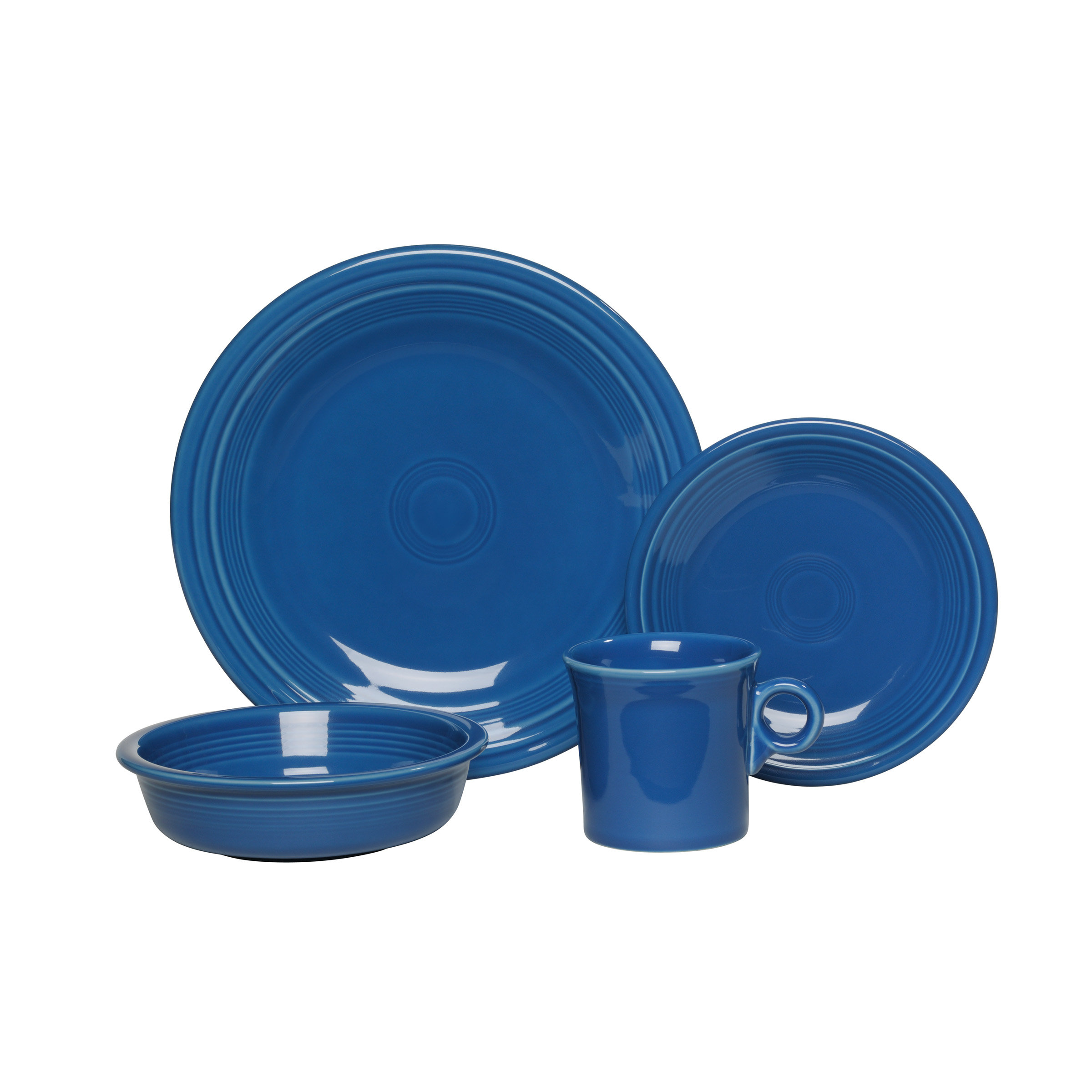 Fiesta Dinnerware 4-Piece Place Setting Set, Service for