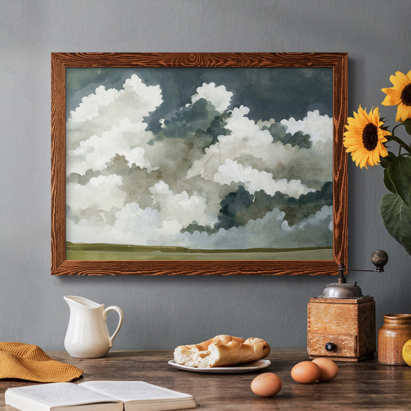 " Vast Neutral Sky III ", Maple, 22" H x 32" W x 1.5" D