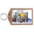 Personalized Cubicle Office Worker Male Wooden Key Chain