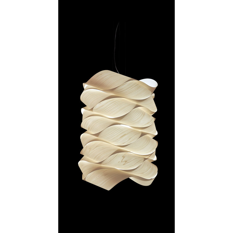 Link 6 - Light Pendant, 39.4" H x 27.1" W x 27.1" D, Ivory White, E26 Base
