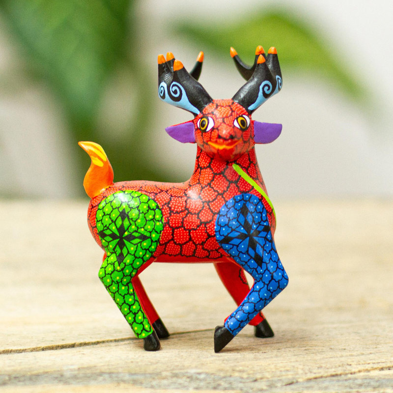Edger Animals Figurines & Sculptures, Red/Blue
