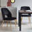 17.71'' H Velvet Upholstered Side Chair-692665375