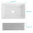 Athena 30" L x 20" W Farmhouse Kitchen Sink with Sink Grid and Basket Strainer
