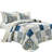 Monique Standard Cotton Reversible Coastal 3 Piece Quilt Set-938404499-896366662