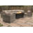 Lsi 9 Pieces Sectional Seating Group With Metal Firepit And Sunbrella Cushions-1153782475