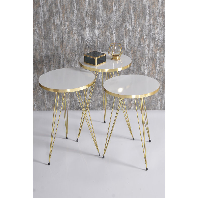 Mariann Nesting Tables, White