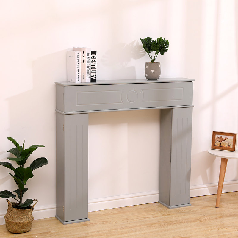 Escobar Wood Fireplace Surround, Grey