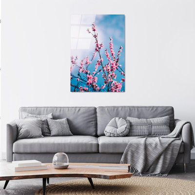 Boze 1 Piece Wall Art on Glass