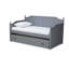 Lit de jour simple en bois massif avec couchette Rupp-1013814976