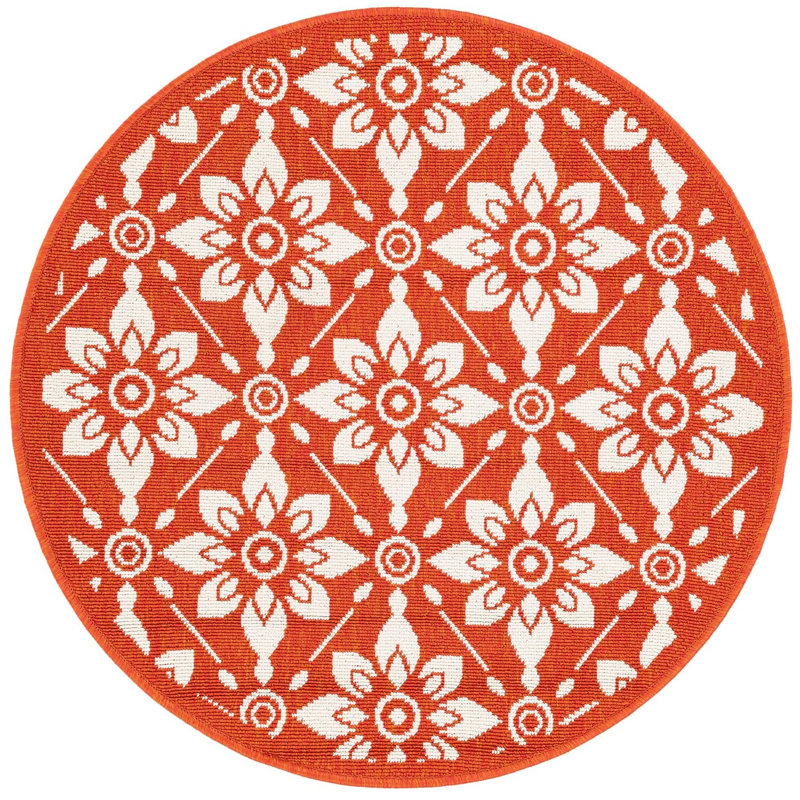 Tapis d'extérieur noir Aucun, Rond 3 pi 1 po