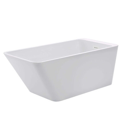 66.88'' x 28.37'' Freestanding Soaking Acrylic Bathtub