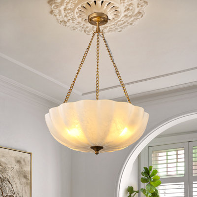 4-light Dimmable Empire Chandelier