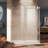 48" W X 33" D X 76" H Sliding Frameless Shower Enclosure With 3/8 Inch Tempered Glass-126304639-126735481