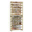 Range-chaussures empilable 48 à 60 paires avec tablettes réglables plates ou en angle Abbi-1063744158