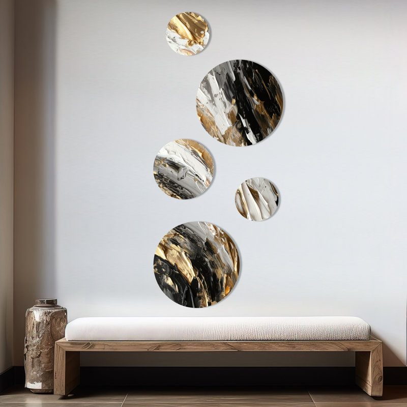 Abstract Wall Decor on Metal