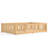 Queen Solid Wood Floor Bed with Safety Guardrails and Door-2032658793-2032658799