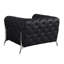 Chaise en cuir 100% italien Global United-1748792475