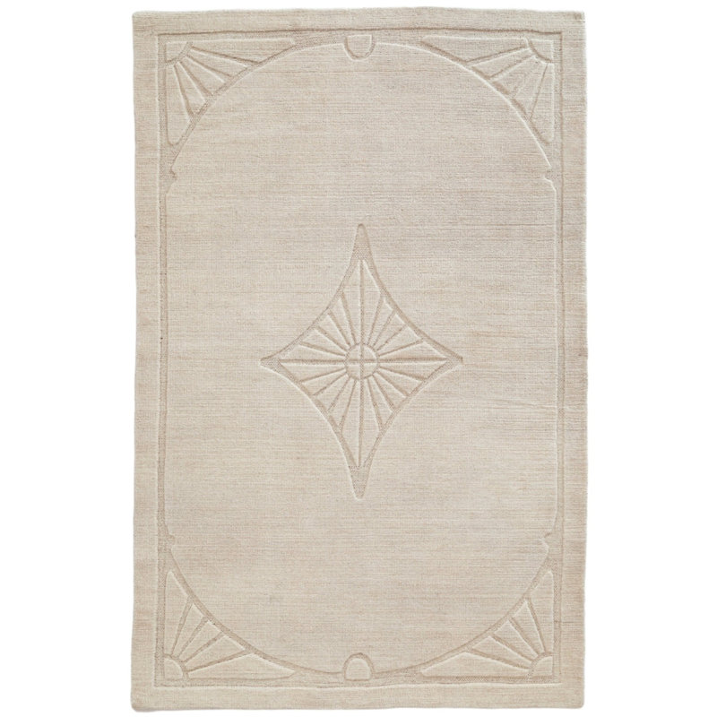 Hand Loomed Parlor Rug, Rectangle 5' x 8'