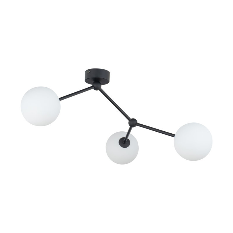 Antares Glass Semi Flush Mount