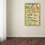 « cat rules », art textuel sur toile tendue-31331206