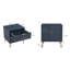 Table de chevet bleu nuit-1894855999