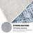 Area Rug Machine Washable Rugs with Rubber Backing for Living Room-966628027
