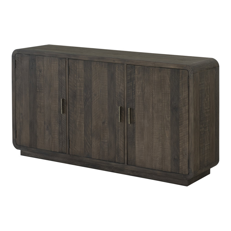Monterey 63'' W Solid Wood Sideboard, Dark Brown
