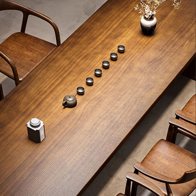 Table de salle à manger rectangulaire, H 29,53 po x L 78,74 po x l 33,46 po