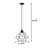 Chorio 1 - Light Matte Black Single Pendant-1359891324