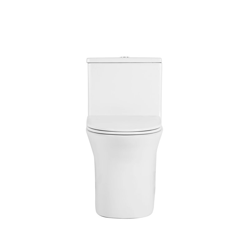 Elongated Toilet, Ceramic, 1.1/1.6 , Comfort Height, White, & , Firm Close Seat T039wt Height Soft
