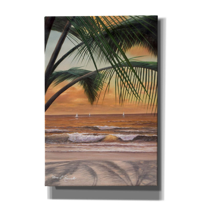«Paradiso Sunset» par Diane Romanello, H 18 po x l 12 po x P 0,75 po