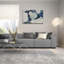  «Lily Pond Landscape 1» par Coco Good, art mural en verre acrylique, 36 po x 24 po