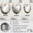 Grey Beige Meditative Movement I - Gray Oval Wall Mirror Decor-1848451518