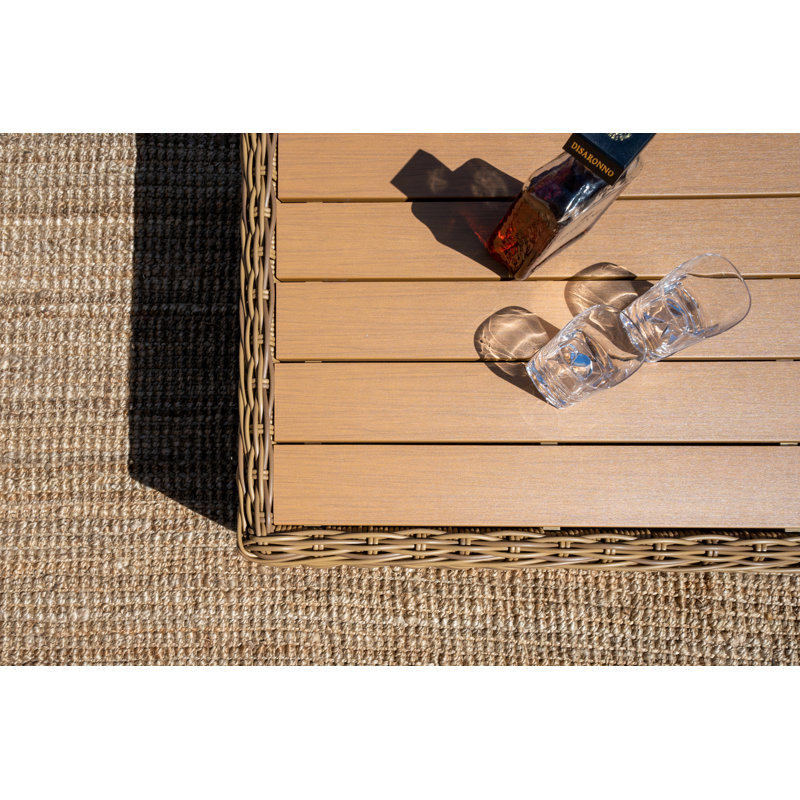 Ensemble de conversation pour canapé d'extérieur 4 pièces Malmo, Sunbrella bleu marine