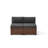 Treyshun 7 Piece Wicker Outdoor Modular Sectional Seating Group with Optional Fire Pit Table-676687682-728881970