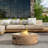 Patio Round Shape Fire Pit, 30, 000BTU
